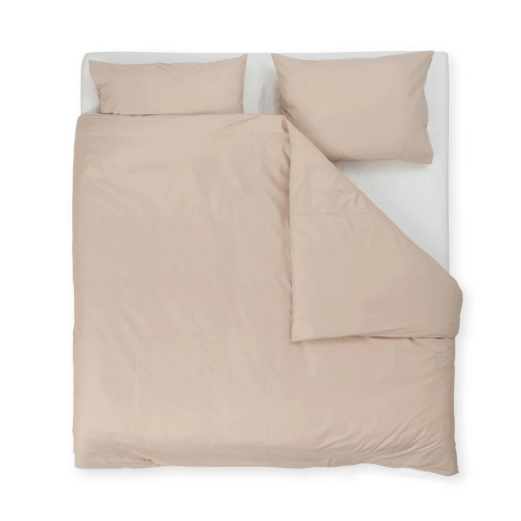 posteljnina organic lia rjava tloris dvojna