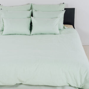 posteljnina organic lia tloris zelena dvojna 2