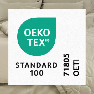 oeko tex sivo zelena