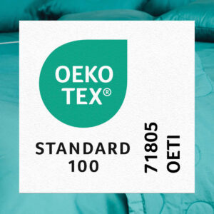 oeko tex zeleno modra