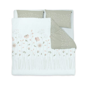 posteljnina lali modra dvojna