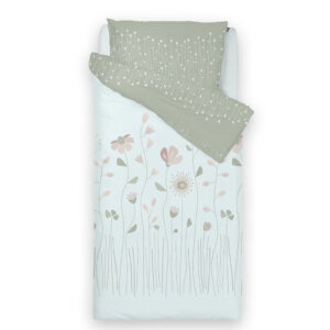 posteljnina lali modra enojna