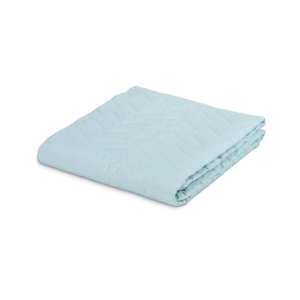 bombažna odeja organic lia modra 1