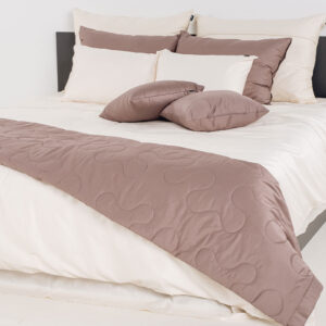 enobarvna posteljnina basic srebrno vanilija 4