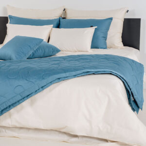 enobarvna posteljnina basic srebrno vanilija 3