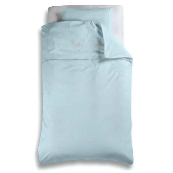 Posteljnina Lia Organic MINI - Modra