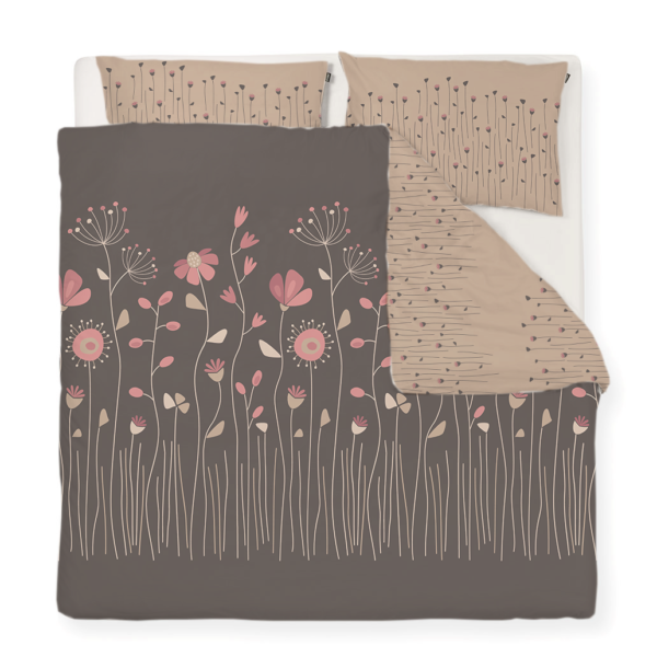 Bed linen LaLi – Brown pink